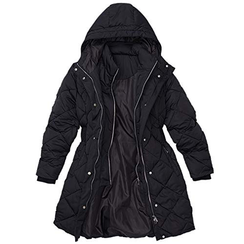 Rainforest Diamond Quilted ThermoLuxe Winter Jacket for Women