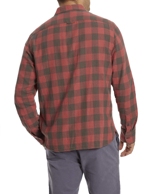 Flag & Anthem Men’s Double Layer Plaid Long Sleeve