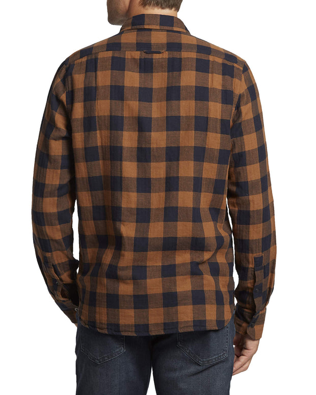 Flag & Anthem Men’s Double Layer Plaid Long Sleeve